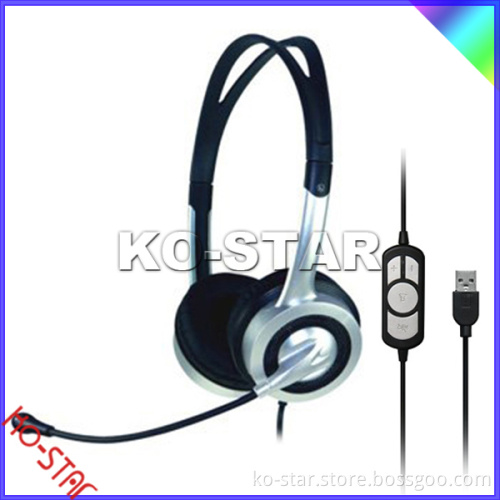 Hot Sale Remote Control Multi-Functional Natural Sound USB Studio Headsetswith mic for gaming and computer